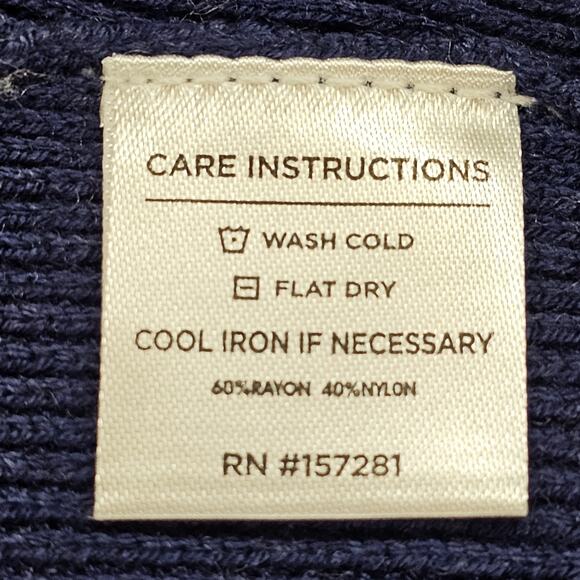 NWT Mizzen Main Sweater Mens XXL Blue Cassady Crew Neck Moisture Wicking Soft - Picture 11 of 15